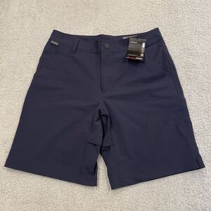 NWT Ariat Tek Airflow Heat Series Shorts Mens 32 Navy Performance Outdoor Hiking